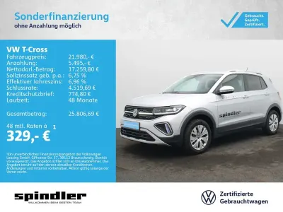 Gebraucht VW T-Cross IQ Drive 116 PS (85 kW) 2024 Reflexsilber metallic SUV
