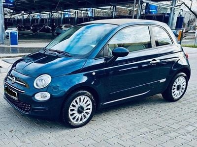 Blau Gebraucht 2020 Fiat 500C Lounge Cabrio | 16.900 € (Etwas zu teuer)