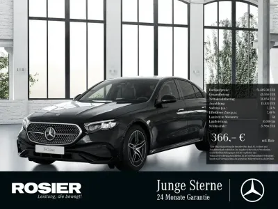 Gebraucht Mercedes E220 Advanced 197 PS (144 kW) 2025 Schwarz / obsidianschwarz Limousine