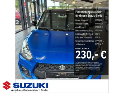 Gebraucht Suzuki Swift Sport 129 PS (94 kW) 2022 Speedy blue/super black Kleinwagen