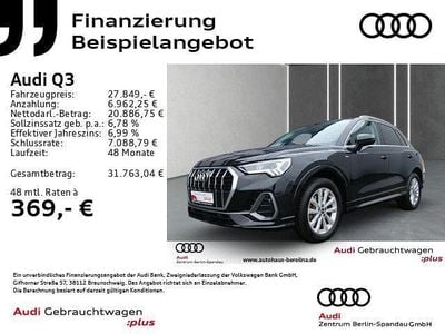 Gebraucht Audi Q3 S-Line 245 PS (180 kW) 2021 Schwarz SUV