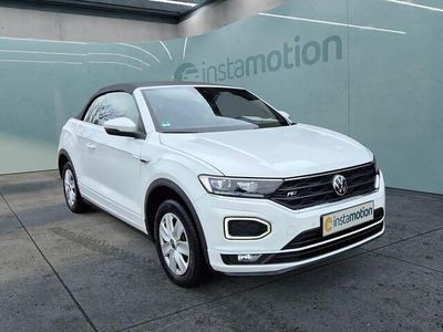 Gebraucht VW T-Roc Cabriolet R-line 150 PS (110 kW) 2022 Weiß Cabrio