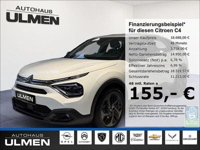 Weiss Gebraucht 2023 Citroën C4 Feel Limousine | 18.688 € (Fairer Preis)