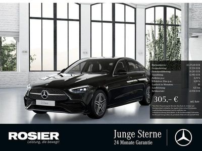 Gebraucht Mercedes C300 Advanced 258 PS (189 kW) 2024 Schwarz / obsidianschwarz Limousine