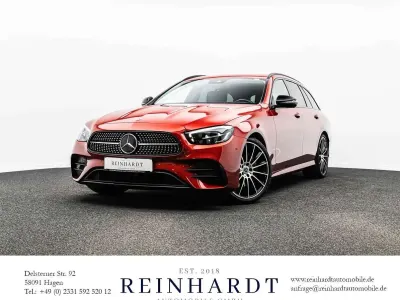 Second-hand Mercedes E200 AMG line 197 CP (144 kW) 2020 Roșu Break