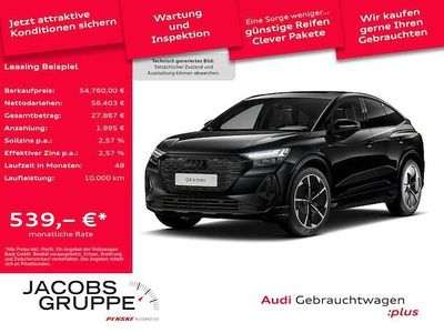 Mythosschwarz metallic Gebraucht 2026 Audi Q4 Sportback e-tron Ambiente SUV | 56.403 € (Teuer)
