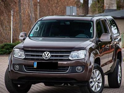 Brugt VW Amarok Highline 163 HK (119 kW) 2011 Brun Pickup / Ladvogn