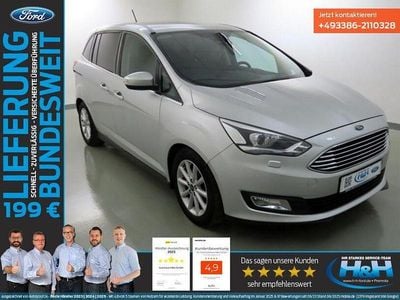 Polarsilber metallic Gebraucht 2018 Ford Grand C-Max Titanium Van / Kleinbus | 10.940 € (Fairer Preis)