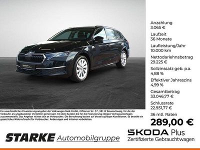 Gebraucht Skoda Octavia Selection 150 PS (110 kW) 2024 Grau (graphite grau metallic) Kombi