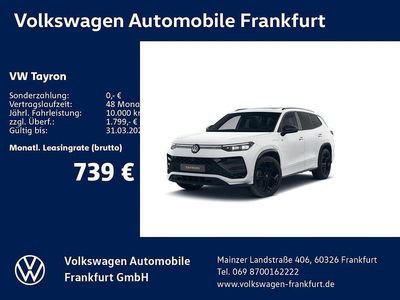 Neu VW Tayron R-line 272 PS (200 kW) 2026 Weiß SUV