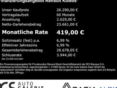 Gebraucht Renault Koleos Initiale Paris 158 PS (116 kW) 2021 Schwarzmetallic (schwarz) SUV