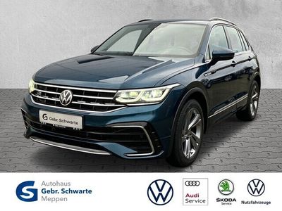 gebraucht VW Tiguan 2.0 TDI DSG R-Line ACC+AHK+LED+NAVI+SHZG