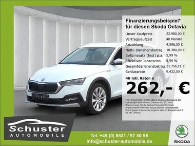 Gebraucht Skoda Octavia Scout 4x4 200 PS (147 kW) 2021 Weiss Kombi