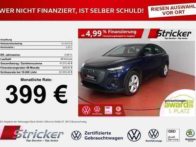 Usata Audi Q4 Sportback e-tron Sport 210 kW (286 CV) 2024 Blu SUV