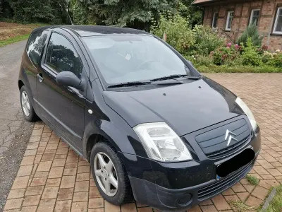 Gebraucht Citroën C2 60 PS (44 kW) 2007 Schwarz Kleinwagen