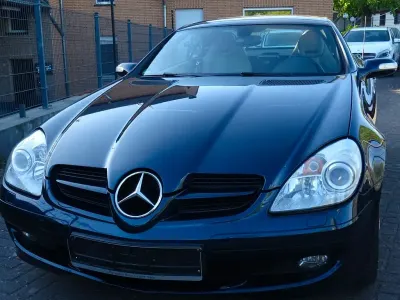 Gebraucht Mercedes SLK200 163 PS (119 kW) 2004 Blau Cabrio