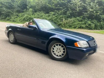 Gebraucht Mercedes SL280 1996 Blau Cabrio