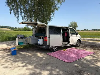 Gebraucht VW Caravelle Comfortline 131 PS (96 kW) 2007 Weiß Van