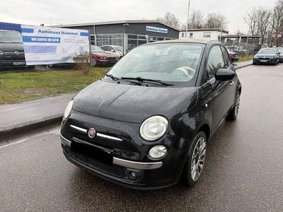 Gebraucht Fiat 500 Lounge 69 PS (50 kW) 2011 Schwarz Cabrio