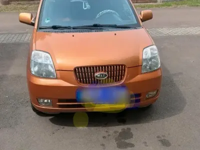 Gebraucht Kia Picanto EX 65 PS (47 kW) 2007 Orange Kleinwagen
