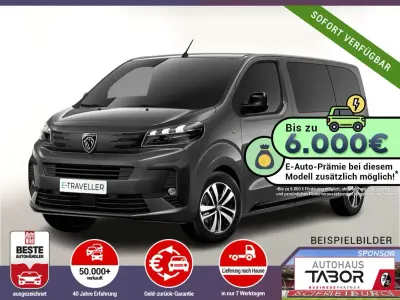 Neu Peugeot e-Traveller S 100 kW (136 PS) 2026 Schwarz (perla nera schwarz metallic) Van / Kleinbus