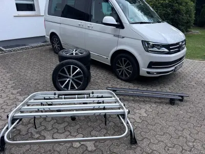 Gebraucht VW Multivan Highline 204 PS (150 kW) 2019 Weiß Van / Kleinbus