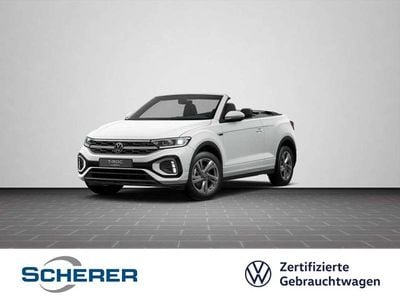 Second-hand VW T-Roc Cabriolet R-line 150 CP (110 kW) 2025 Alb Cabrio