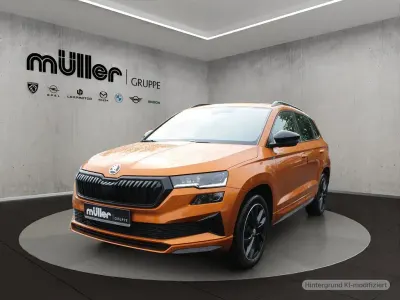 Gebraucht Skoda Karoq SportLine 150 PS (110 kW) 2022 Orange SUV