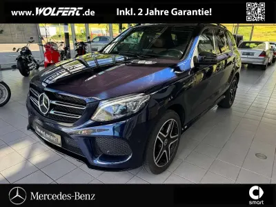 Gebraucht Mercedes GLE400 AMG line 333 PS (244 kW) 2017 Cavansitblau  metalliclack SUV