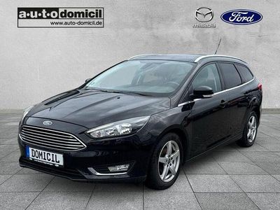 Gebraucht Ford Focus Titanium 125 PS (91 kW) 2017 Schwarz Kombi