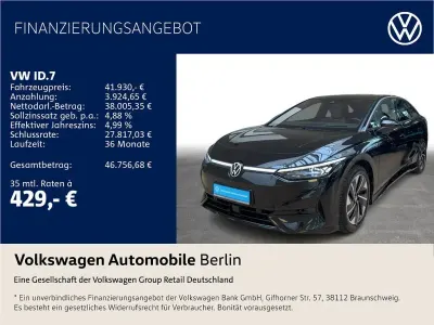 Gebraucht VW ID.7 Pro 210 kW (286 PS) 2024 Grenadillschwarz metallic Limousine