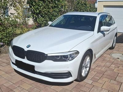 Brugt BMW 520 Luxury Line 190 HK (139 kW) 2017 Hvid Stationcar