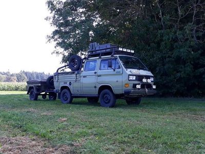 gebraucht VW T3 BusDoka Syncro 6 Sitzer Offroad Allrad