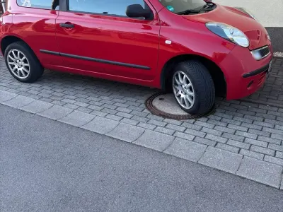 Gebraucht Nissan Micra 65 PS (47 kW) 2008 Rot Kleinwagen