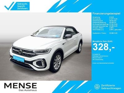 Second-hand VW T-Roc Cabriolet R-line 150 CP (110 kW) 2025 Alb Cabrio
