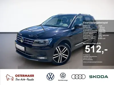 Gebraucht VW Tiguan Highline 190 PS (139 kW) 2019 Deep black perleffekt SUV