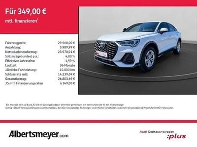 Usata Audi Q3 Sportback Ambiente 180 CV (132 kW) 2022 Bianco SUV