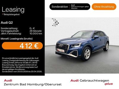 Gebraucht Audi Q2 S-Line 150 PS (110 kW) 2025 Ascariblau metallic SUV