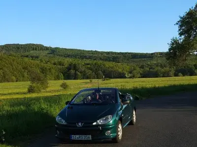 Gebraucht Peugeot 206 CC Roland Garros 109 PS (80 kW) 2004 Grün Cabrio