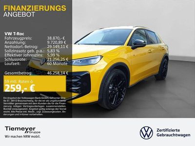 Novo VW T-Roc R-line 150 HP (110 kW) 2026 Amarelo SUV