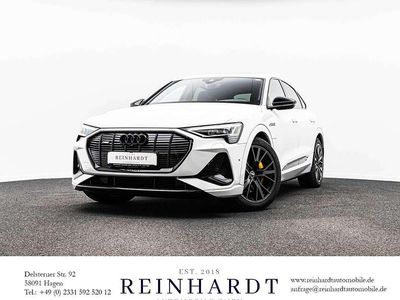 Gebraucht Audi e-tron Sportback Black Edition 300 kW (408 PS) 2022 Gletscherweiß metallic SUV