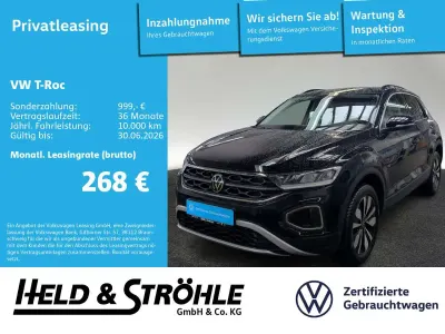 Gebraucht VW T-Roc Goal 150 PS (110 kW) 2025 Deep black perleffekt (metallic) SUV