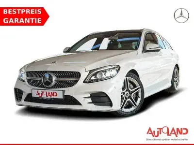 Brugt Mercedes C200 AMG line 245 HK (180 kW) 2020 Hvid Stationcar