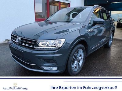 Grau Gebraucht 2016 VW Tiguan Highline SUV | 16.499 € (Teuer)