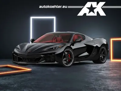 Neu Corvette C8 655 PS (481 kW) 2026 Schwarz Coupé