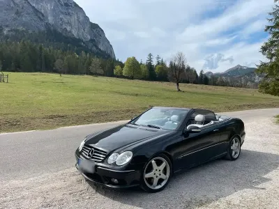 Gebraucht Mercedes CLK500 AMG line 306 PS (225 kW) 2003 Schwarz Cabrio
