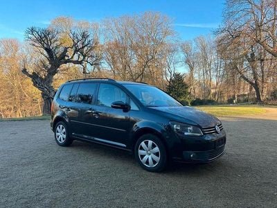 Gebraucht VW Touran Comfortline 105 PS (77 kW) 2012 Schwarz Van / Kleinbus