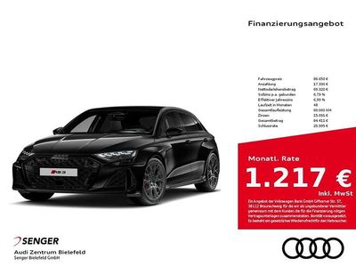 Neu Audi RS3 Sport 400 PS (294 kW) 2026 Mythosschwarz Limousine