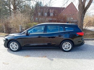 Brugt Ford Focus Titanium 150 HK (110 kW) 2021 Sort Sedan