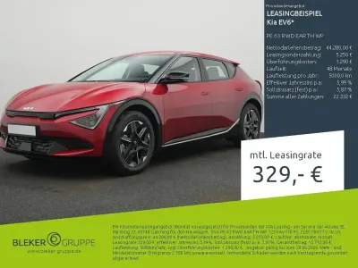 Ny Kia EV6 Basis 125 kW (170 HK) 2025 Rød SUV